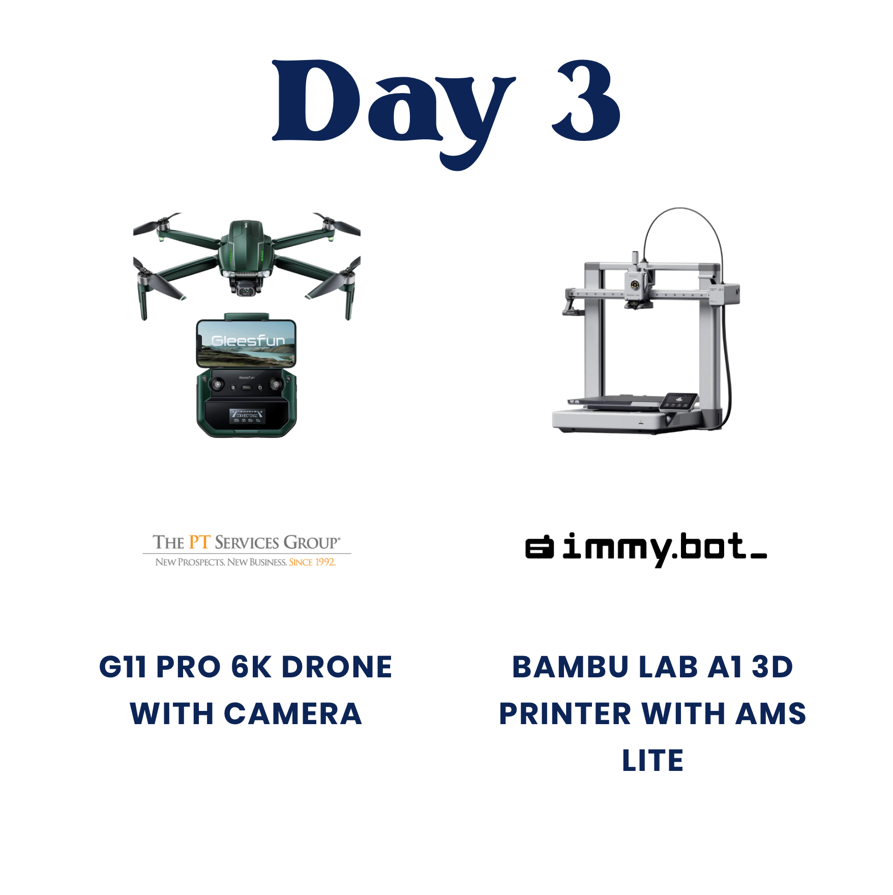 Day 3 Prizes Day 3 Prizes